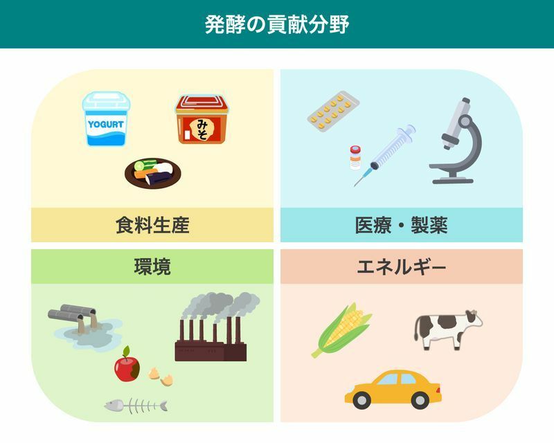 発酵の貢献分野（Yahoo!JAPAN制作）