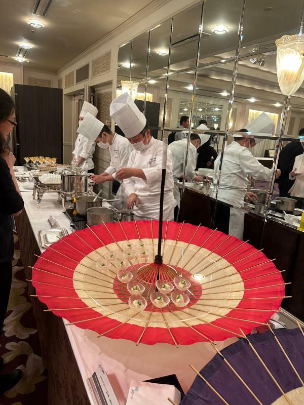 日本ホテル ホテルメトロポリタン エドモントの提供する料理（筆者撮影）