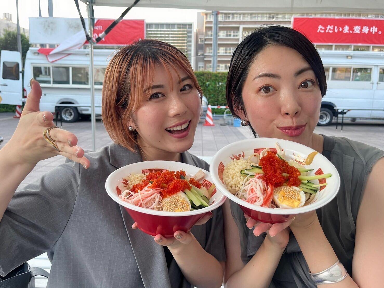 ラーメン女子・森本聡子ちゃんと激辛女子・西谷美希ちゃんも太鼓判