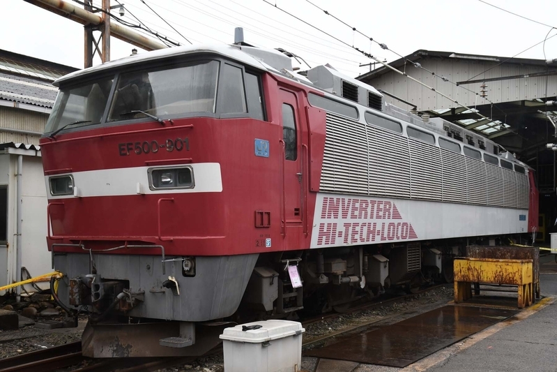 JR貨物広島車両所では、保存されている貴重な機関車の展示も（写真は昨年の様子）