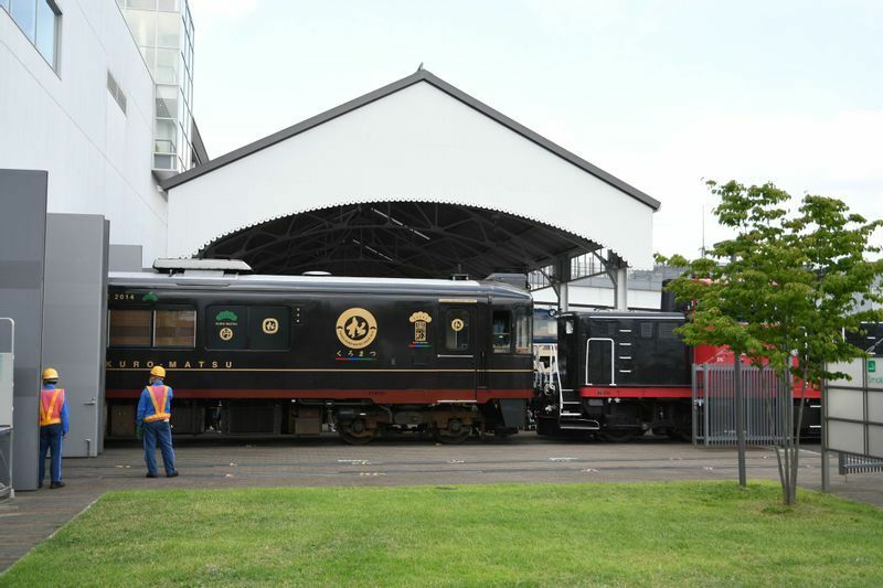 JRグループ以外の旅客車両が京都鉄道博物館で展示されるのは史上初