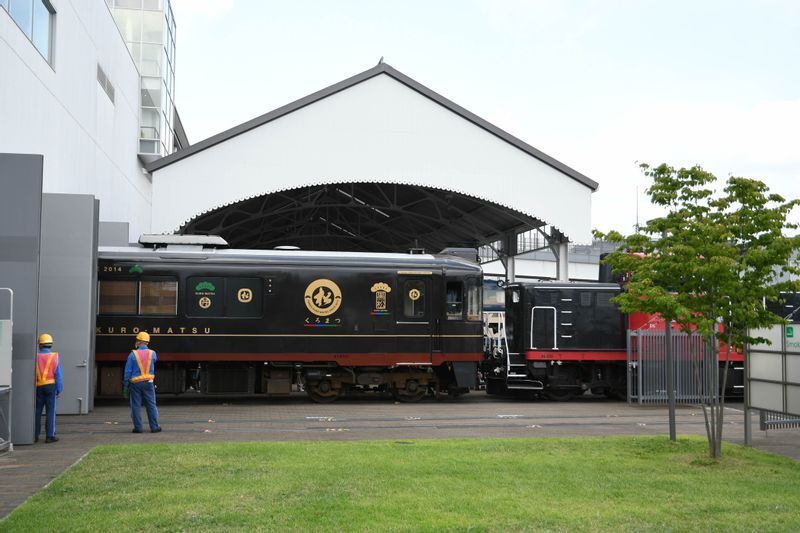 JRグループ以外の旅客車両が京都鉄道博物館で展示されるのは史上初