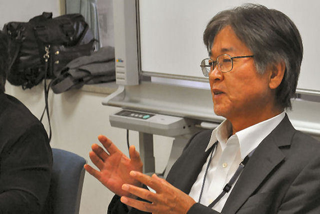 臨床心理学者・西村秀明さん(『不登校新聞』撮影)