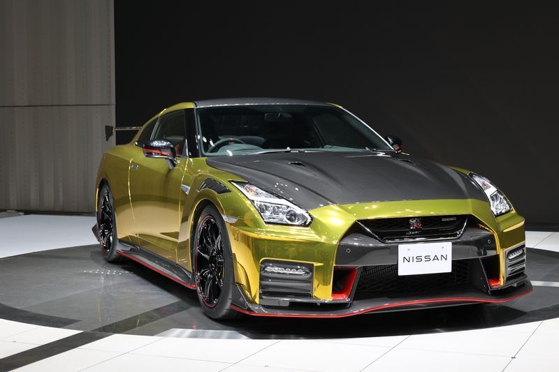 ハッピーセットのシークレットを実車で再現されたGT-R(著者撮影)
