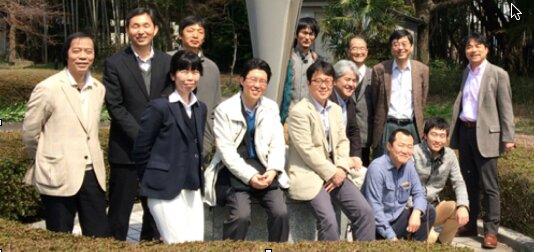 BISTRO日本チーム　今年３月、東京三鷹の国立天文台にて（古屋准教授提供）