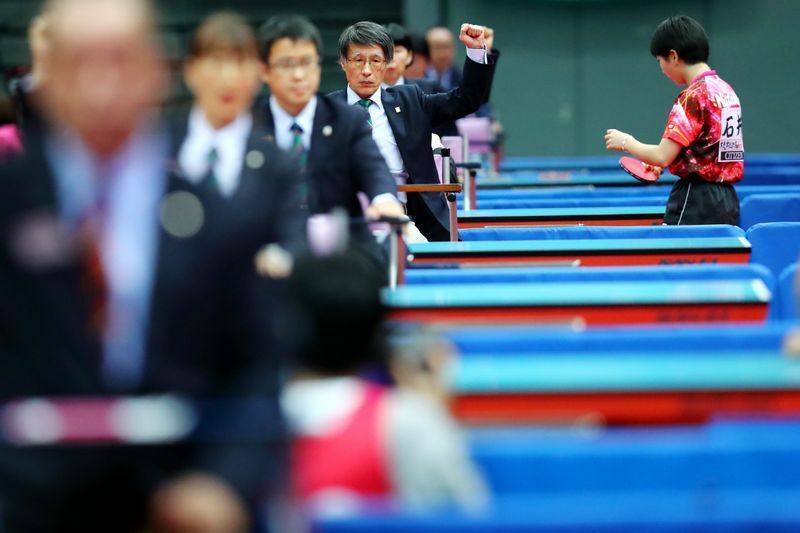 「2019年全日本卓球」の様子