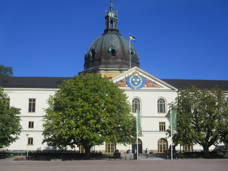 スウェーデン陸軍博物館の概観。建物は3階建て。