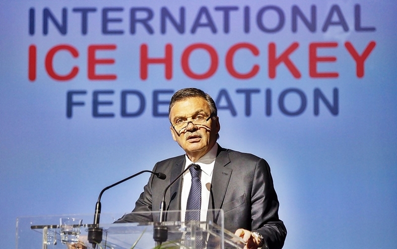 ルネ・ファゼル国際アイスホッケー連盟会長（Courtesy:@IIHFHockey）