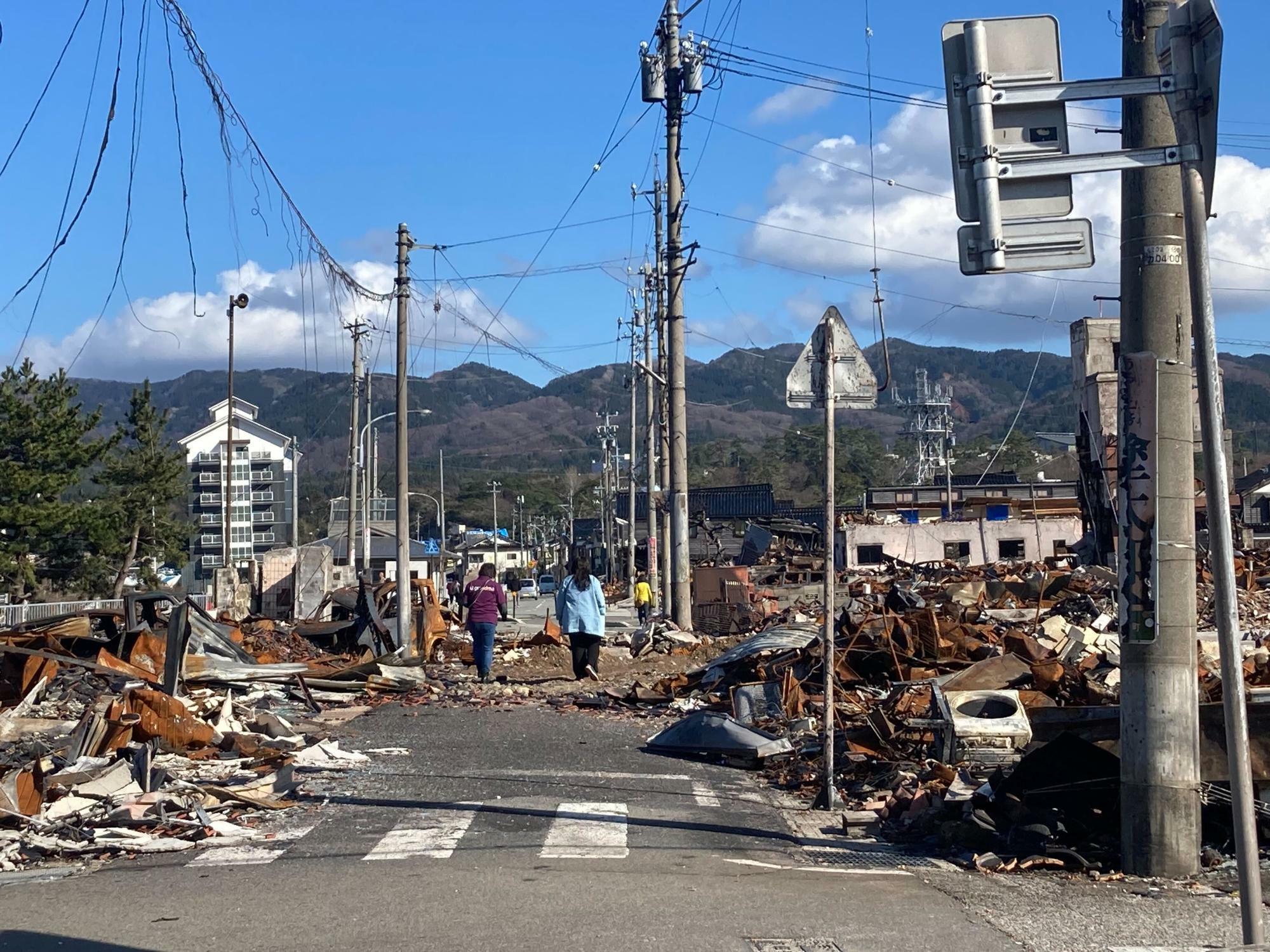 2024年元旦の地震の被災地にも社長や従業員が支援に赴いている（提供・京都醸造）