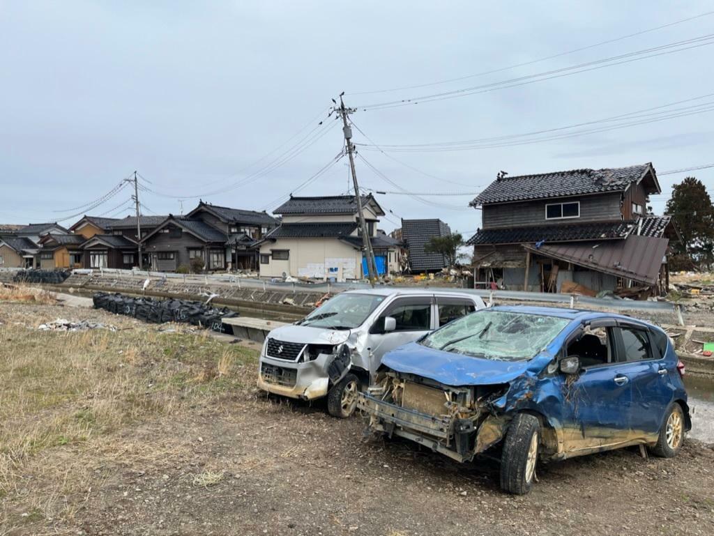 2024年9月には集中豪雨の被害が能登半島を襲った。10月以降も現地に継続的に支援を届けている（提供：京都醸造）