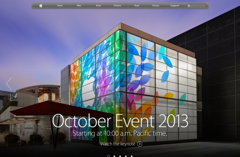 2013年10月22日Appleの発表会