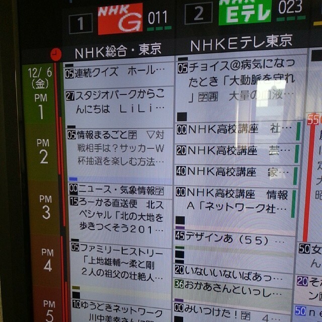 NHKでは本日の国会生中継はなし。スタジオパークからこんにちはを放送予定