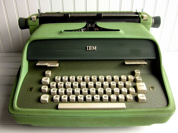 カラフルだったIBMの電動タイプライター