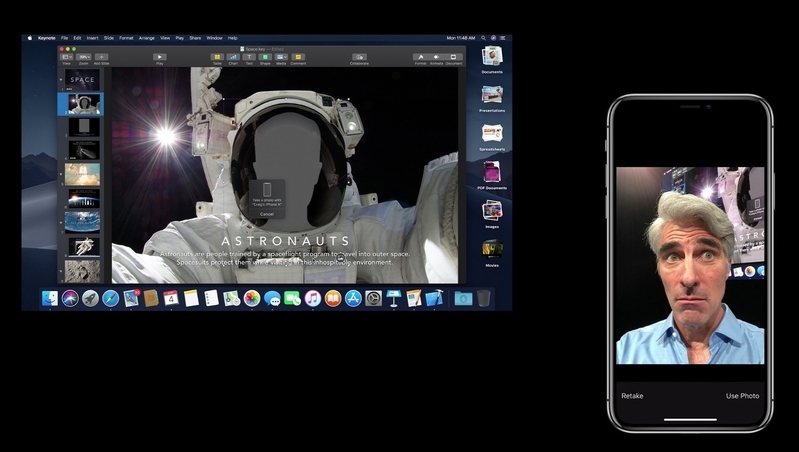 macOS側からはiOSデバイスはカメラスキャナーとなる 出典:Apple.com