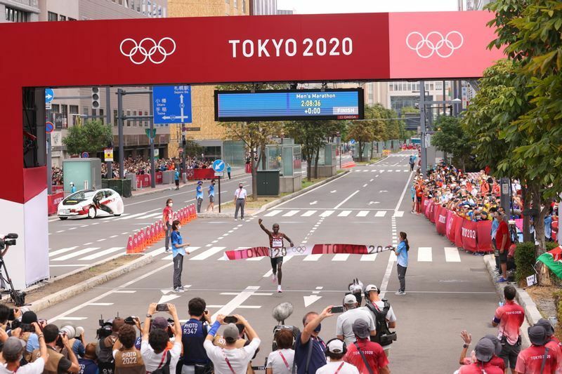 8月8日、東京オリンピック陸上男子マラソンが行われた札幌