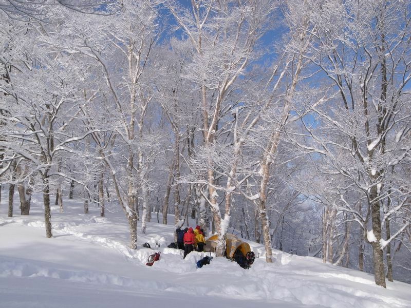 富山県大品山　日本の素晴らしい雪山　※写真はすべて筆者が撮影　