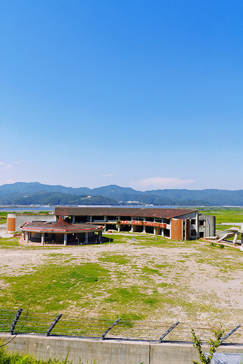 大川小の旧校舎（2013年9月）