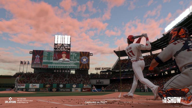 野球ゲーム「MLB The Show 22」（PS5）に登場するゲーム内の大谷選手