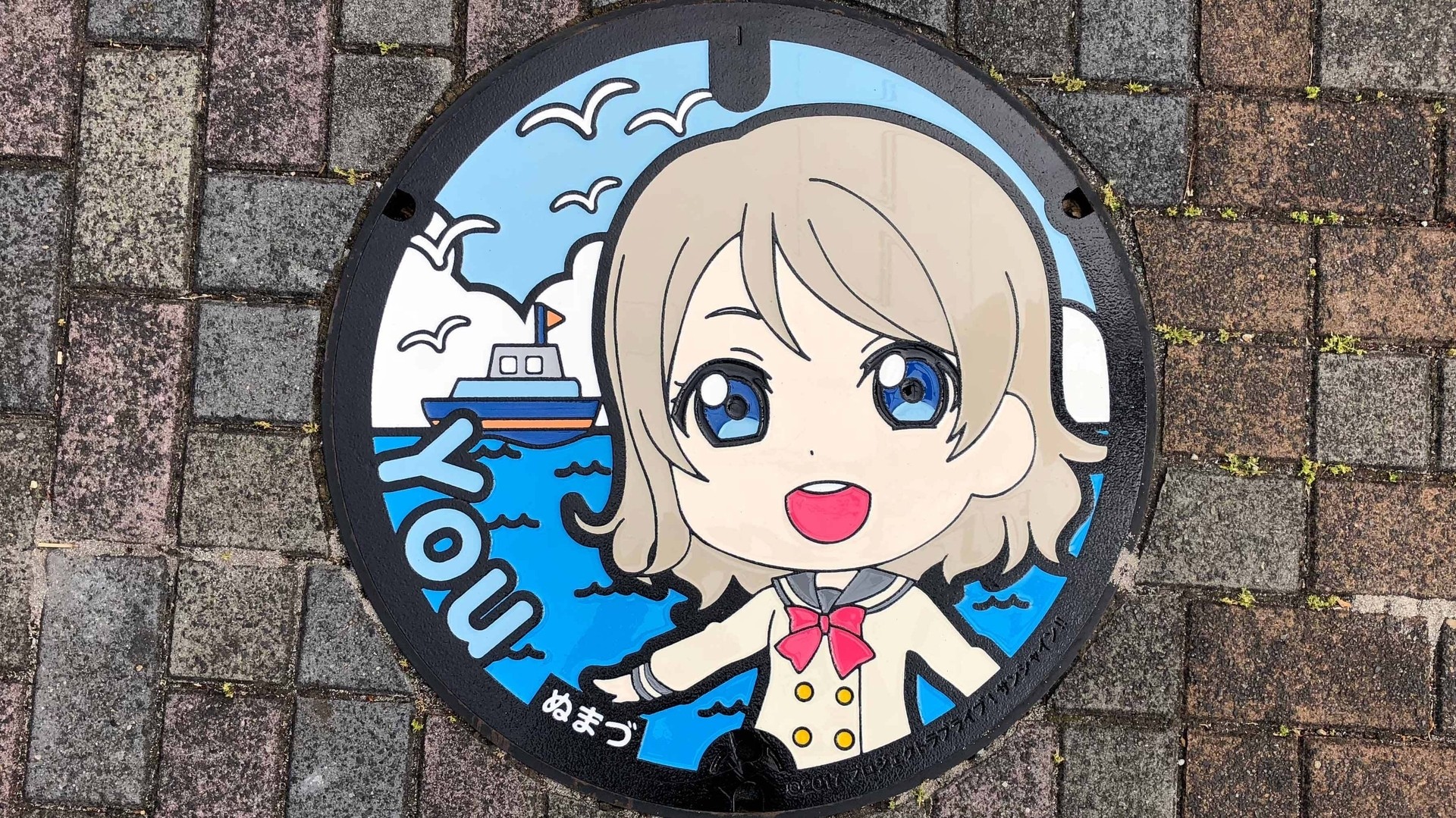 ☆渡辺曜☆非売品フルカラーミニマンホール☆ラブライブ！サンシャイン 