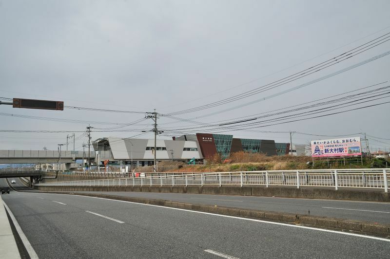 22年秋には西九州新幹線の開業も予定されている。写真は開業予定の新大村駅（長崎県大村市）