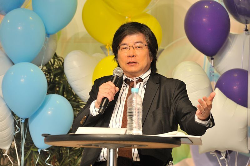 『バンドリ!』を運営するブシロードの木谷高明会長(筆者撮影)