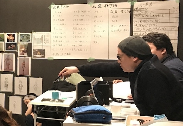 厳しい演出中の大森寿美男さん 筆者撮影