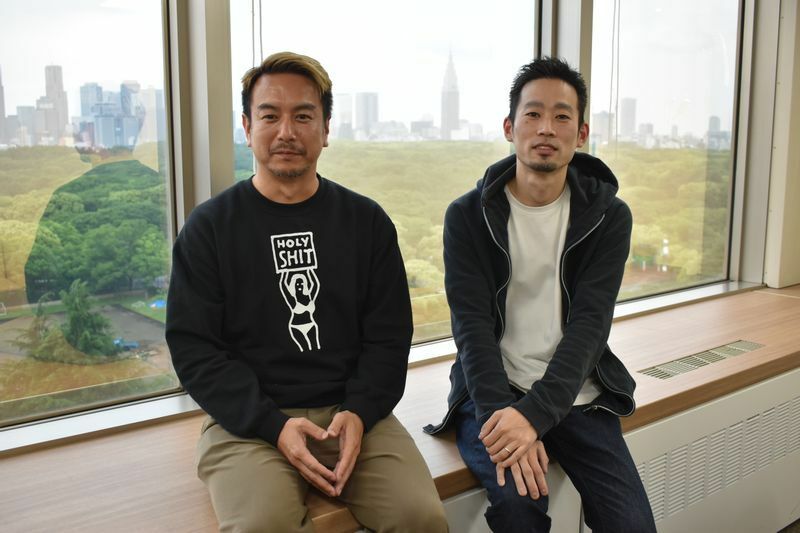 右：保坂慶太さん　左：中山英臣さん　撮影はWDR広報プロデューサー・川口俊介さん