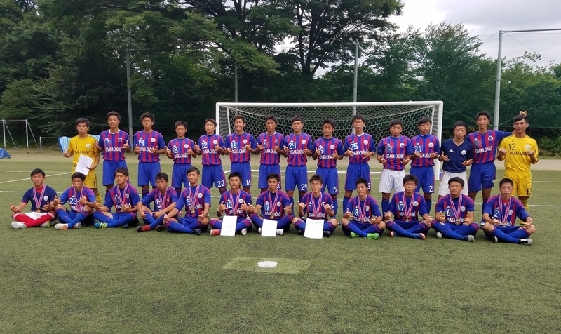 在日朝鮮学生中央体育大会・高校サッカーの部で優勝した大阪朝鮮高サッカー部