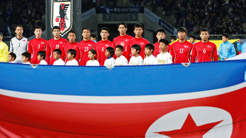 1980年アジアカップの４位が最高位の北朝鮮代表（写真：ロイター/アフロ）