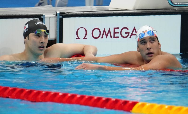 昨年開催された東京五輪ではメダルなしで終わった瀬戸大也（写真：USA TODAY Sports/ロイター/アフロ）