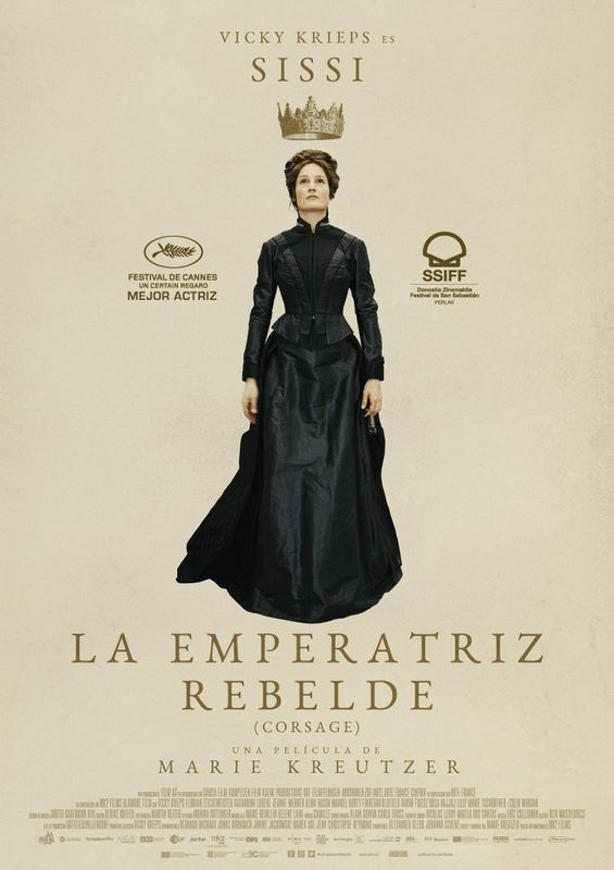 ポスター。スペイン語のタイトルは『反抗的な女帝』