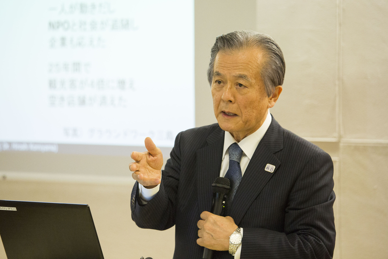 2020東京五輪・パラリンピック 街づくり・持続可能性委員会委員長の小宮山宏氏