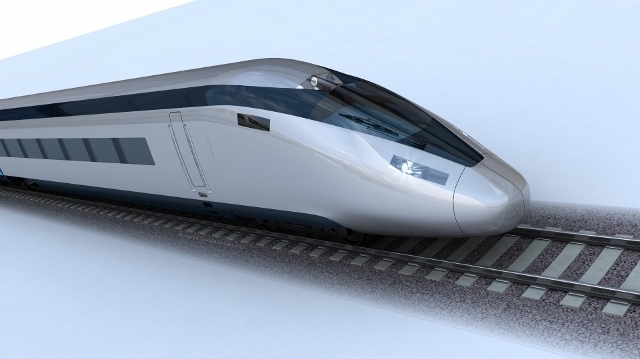 ハイスピード２高速列車の想像図（HS2 Ltd提供）