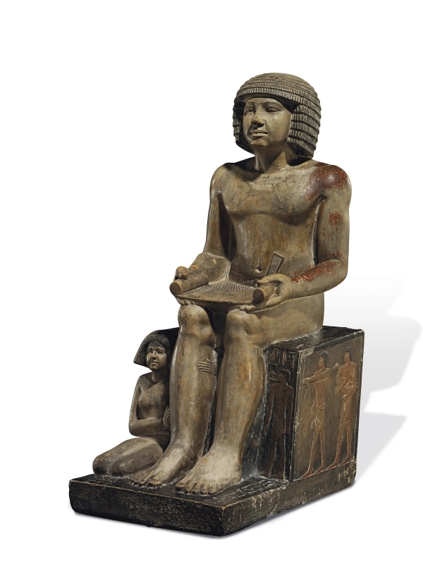 4500年前の古代エジプト彫刻「セカムカ」（クリスティーズ提供）