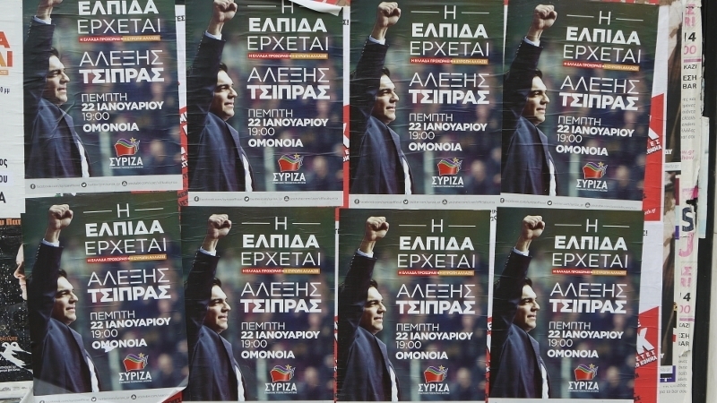 SYRIZAの選挙ポスター（同）