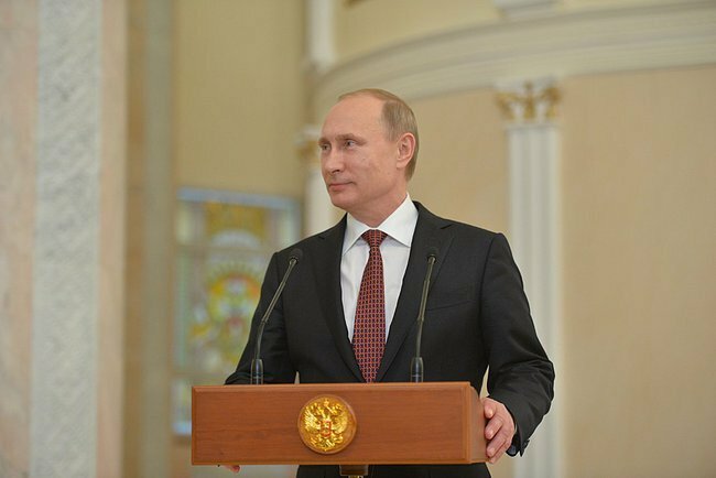 危険な不確実性を増すプーチン大統領（ロシア大統領府HPより）