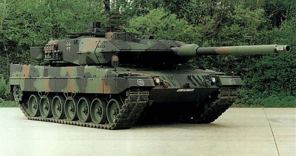 ドイツの主力戦車「レオパルト２」（ドイツ国防省HPより）