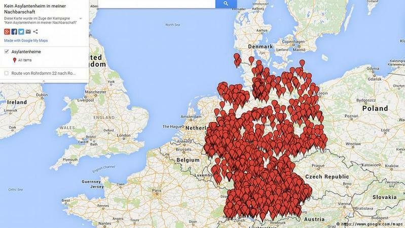 グーグル・マイマップを悪用して公開された難民の自宅や施設の標的地図
