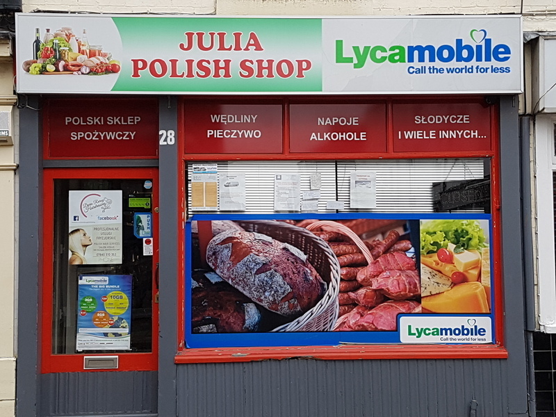 ボストンにはポーランドやバルト三国の食料専門店がたくさんある（筆者撮影）