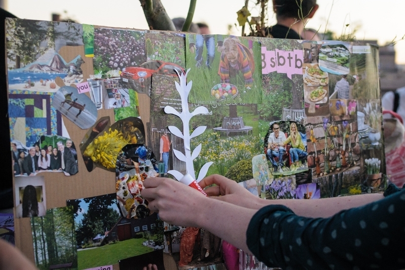 イベントの参加者で作ったコラージュ（GSBTB提供）