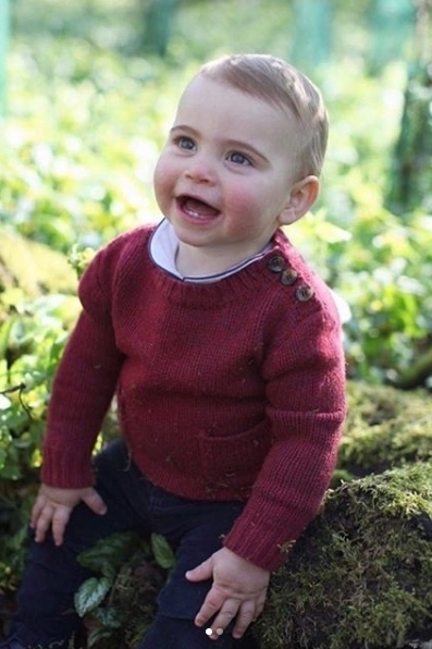 1歳の誕生日を迎えたルイ王子（C）The Duchess of Cambridge/Instagaram
