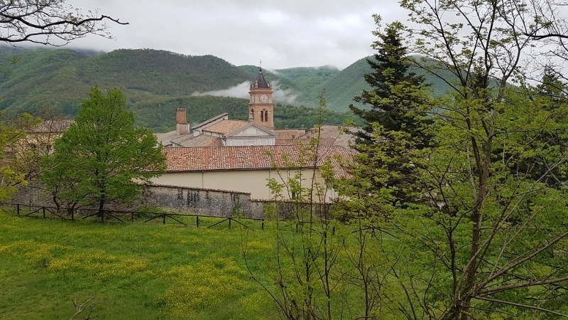 コッレパルド村にあるカトリックの修道院（筆者撮影）