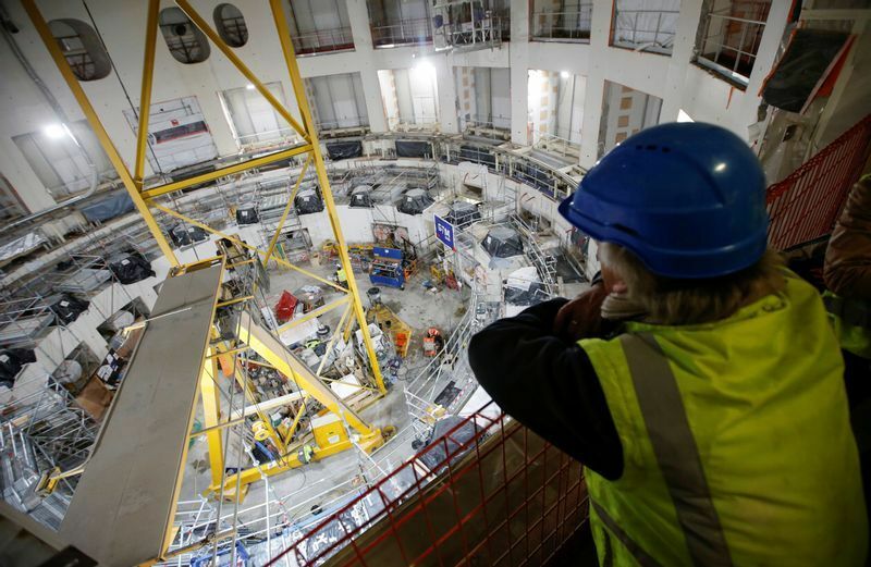 ITERの建設現場（2019年11月撮影）