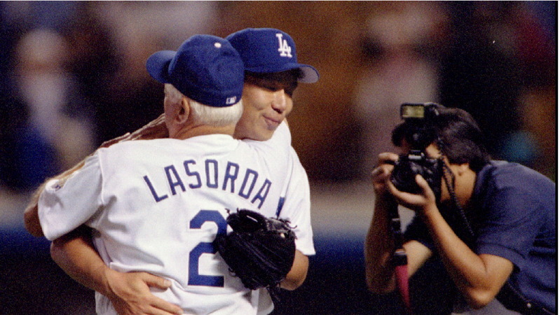 90年代ドジャース、野茂英雄氏のチームメートの息子たちが