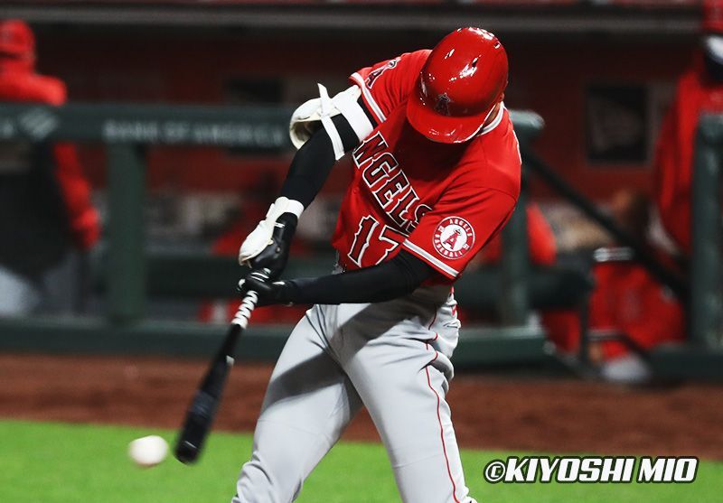 オラクル・パーク初登場となった昨季は2試合で1本もヒットを打てなかった大谷翔平（写真：三尾圭）