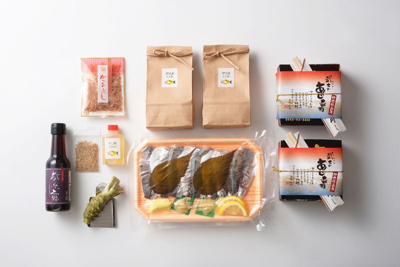 「あじ寿司」に必要なすべて+アルファの材料が揃うセット 舞ずし提供