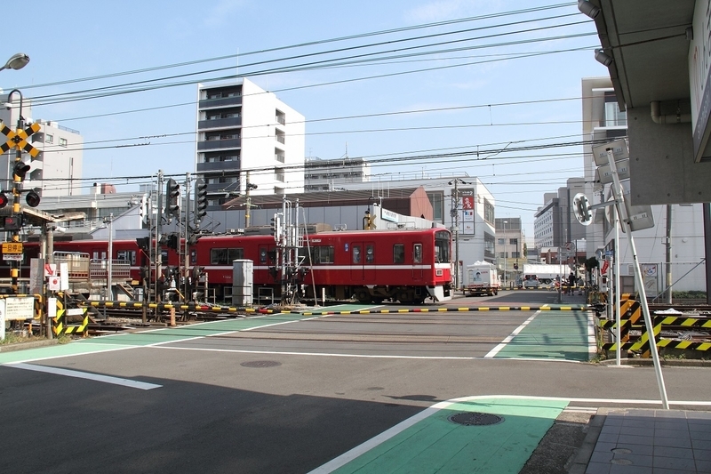 事故の起こった踏切