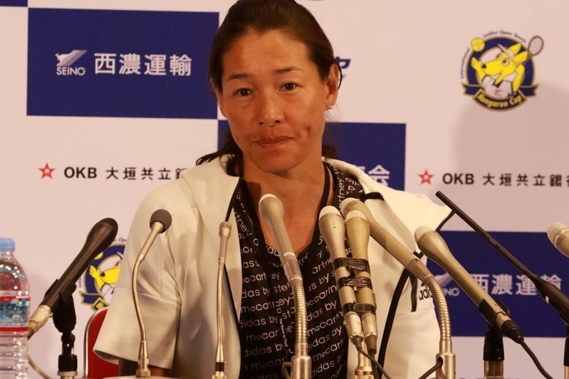 引退を表明した伊達（写真は2017年ITF岐阜大会でのもの）（写真／神　仁司）