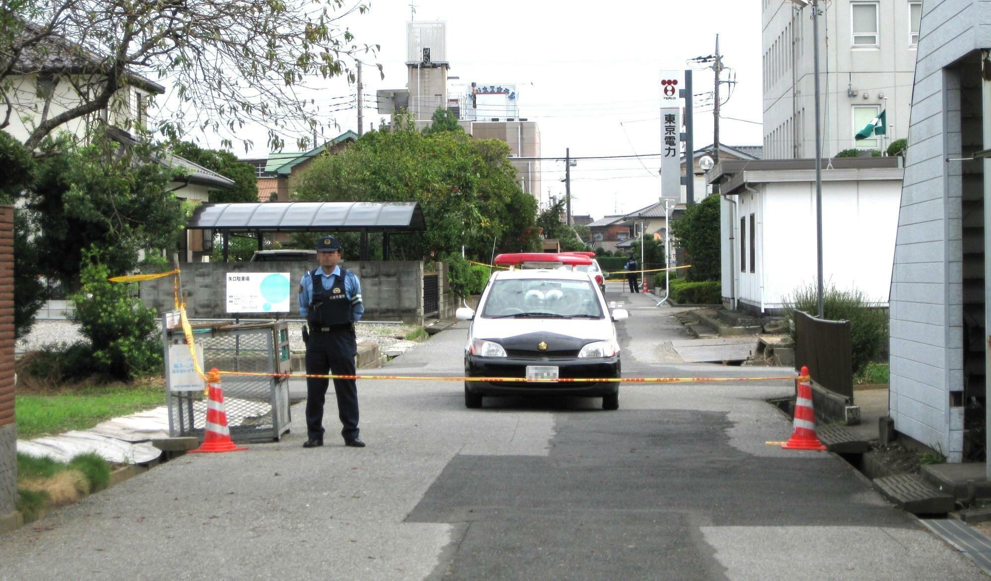 写真２　東金の遺体発見現場