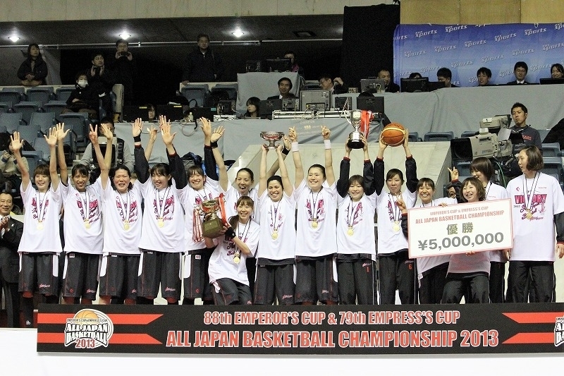 2013年のオールジャパンでトヨタ自動車を初優勝に導く(写真/小永吉陽子)